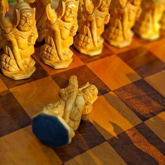 Vintage Chinese Style Chess Set