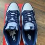 Nike Dunk Low Retro White Midnight Navy UK13 / EU48.5 Image 2