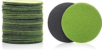GLASS POLISH 13403 GP-PRO100 Silicon Carbide Sanding Disc with Hook and Loop | P320 Abrasive Disc | 115 mm | Pack of 50