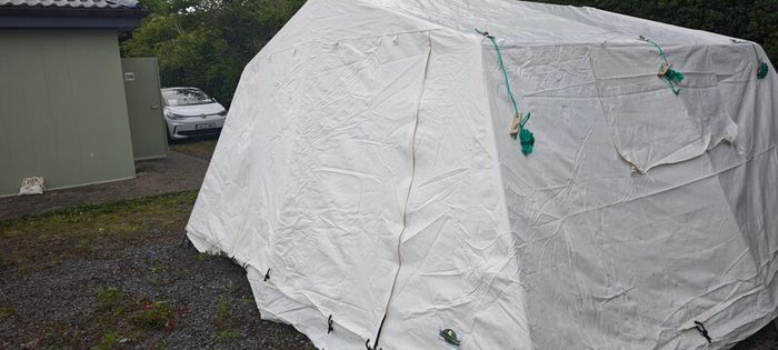 gazebos/mess tents.
