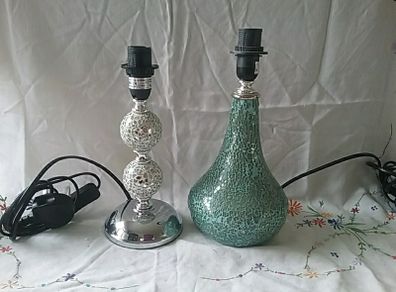 Crinkle Sparkle Table Lamps