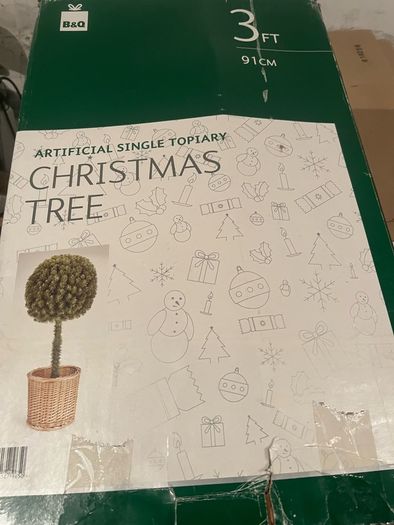 topiary tree in box