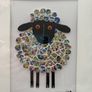 Handcrafted framed Sheep mixed media Mosaic Image 2