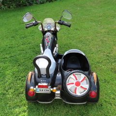 KIds Harley type Ride on with side car 12v (Spares or Repair)