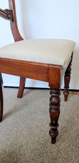 Regency dining room chairs x4