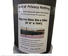 Privacy Fence Screens 2m x 50m (6.5'x164')170 gsm