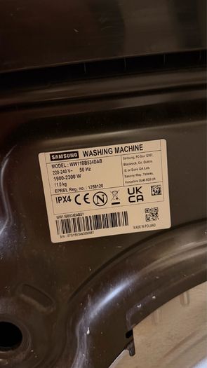 Samsung washing machine
