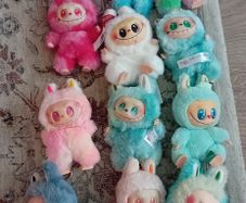 "Labubu-Style" Plush Bag Clips & Soft Toys