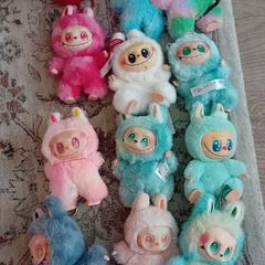 "Labubu-Style" Plush Bag Clips & Soft Toys