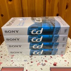 4 Sony VHS Tapes Brand New Sealed
