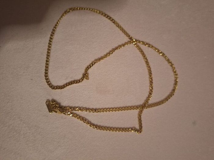 gold plated necklace