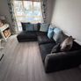 Charcoal Corner Sofa | Cushions Included Image 3