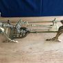 Antique Brass Fireplace Companion Set Image 4
