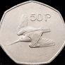 [#45] - Ireland 1981 | 50p | Fifty Pence | Woodcock | KM.24 | High Grade Image 2