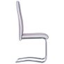 Cantilever Dining Chairs 6 pcs Taupe Fabric Image 2
