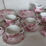 Johnson Brothers Red Lotus Teaset Image 2