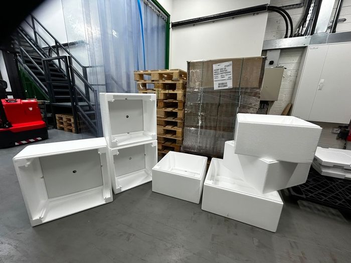 styrofoam boxes