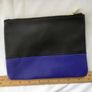 New Moss Copenhagen Twotone Leather Clutch Bag Image 4