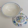 Beautiful Masons Ironstone Lidded Two Handled Oval Tureen/Vegetable Dish in the Regency Pattern Circa 1940 to 1950, Some Discoloured Age-Related Crazing Inside and Out, Priced Accordingly Image 3