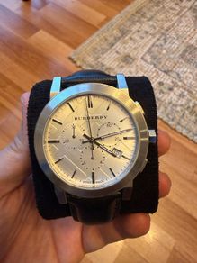 Burberry The City Chronograph White Dial |  BU9355