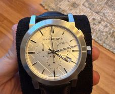 Burberry The City Chronograph White Dial |  BU9355