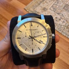 Burberry The City Chronograph White Dial |  BU9355