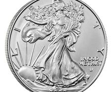 2022 USA 1 Dollar 1 oz Silver Bullion Coin American Eagle BU. (In Capsule)