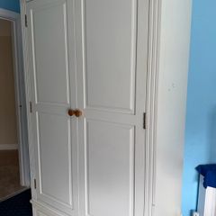 2door wardrobe with drawer- pine top