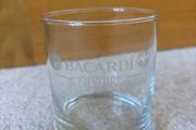 Collectible Bacardi 150 Year Anniversary Tumbler Glass