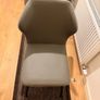 2 x Modern Grey Dining Chairs  Excellent Condition Image 2