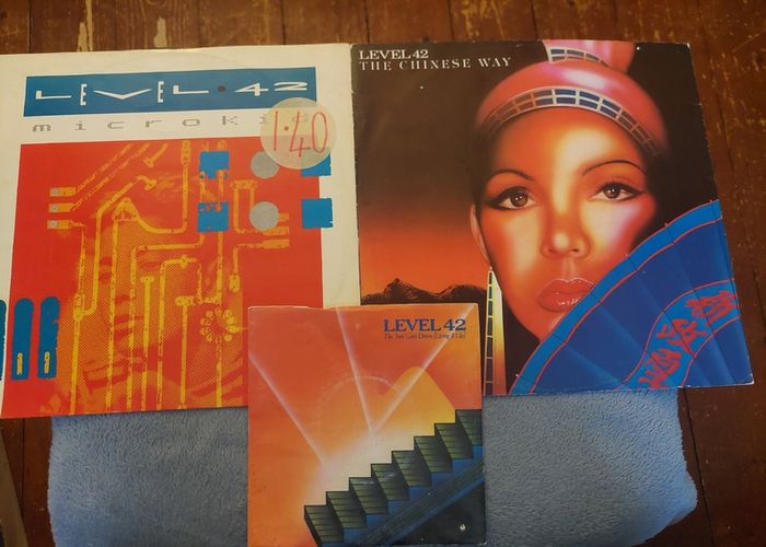 Level 42  - all NINE 1980s albums - original vinyl issue plus 3 FREE Level 42 items