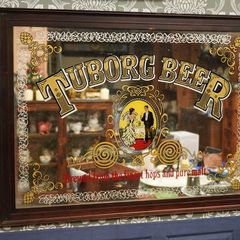 Tuborg Beer Bar Mirror Sign