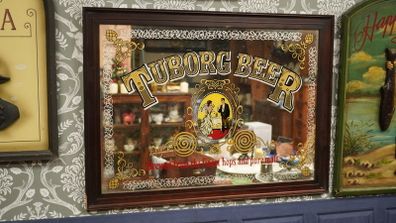Tuborg Beer Bar Mirror Sign