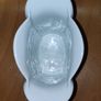 Vintage Kaiser W.German Art Pottery white bisque porcelain vase H 19 cm Image 6