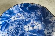 Antique wall hanging plate carefully selected large blue-and-white porcelain plate from the - Ryuho Kiln - that has been repatriated from Japan.