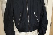 Topshop Navy Bomber Jacket Size 8