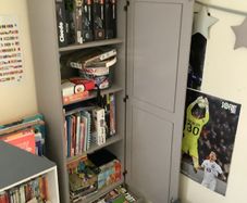 shelf unit wit drawer. Cupboard.