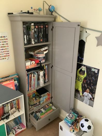 shelf unit wit drawer. Cupboard.
