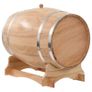 Wine Barrel with Tap Solid Pinewood 35 L Image 3