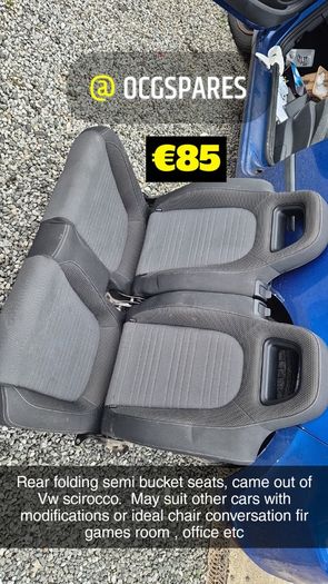 Self Contained Bus / Camper Conversion Double Seat with built in Seat Belts @ OCG transit master etc