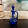 Antique cobalt blue pitcher with lid Image 5