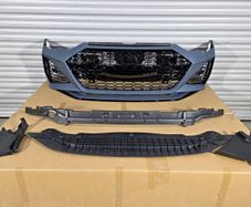 Front Bumper for Audi A6 S6 C8 19- 24 RS6 honeycomb style