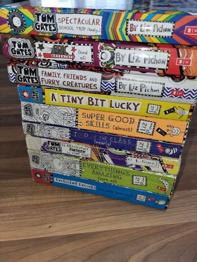 9 x Tom Gates Books