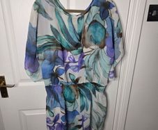 women's chiffon blouse,tunic. size 12
