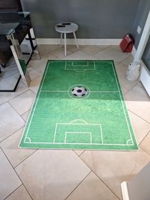 Soccer Pitch Rug