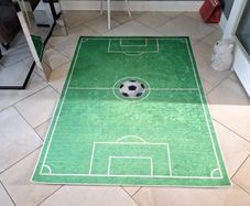 Soccer Pitch Rug
