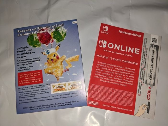 Gaming posters, manuals, DLC codes, art, post cards
