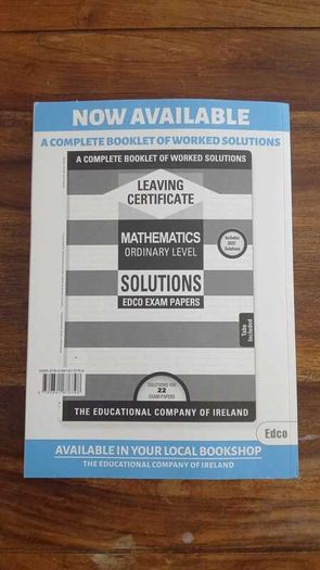 EXAM PAPERS 2026 - Maths Ordinary Level - Leaving Certificate