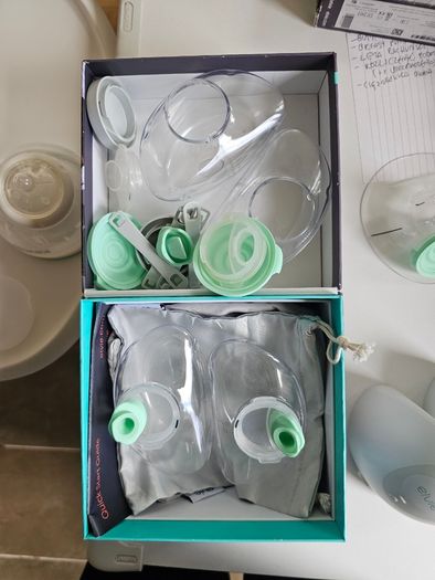 Two Elvie Breast Pump + extras