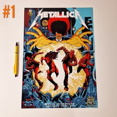 Metallica M72 Dublin 19th / 21st June - A3 Posters (Reprints)